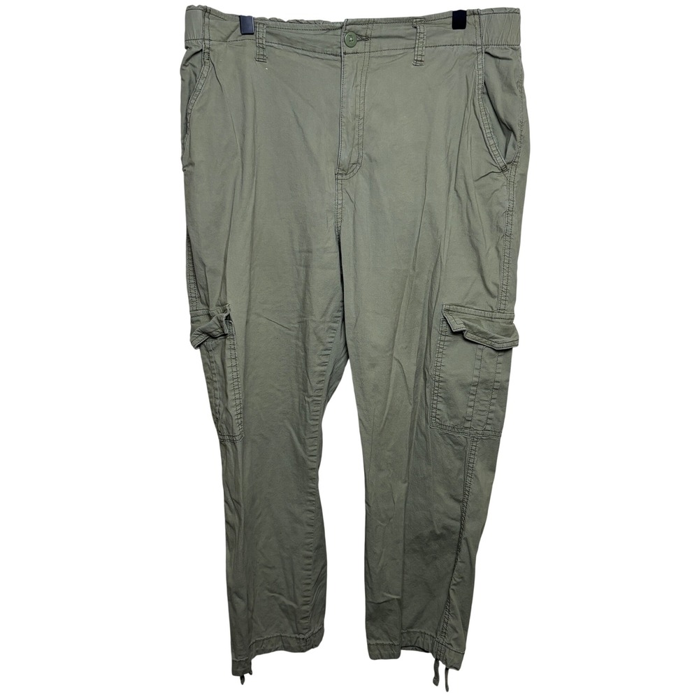 Sanctuary Green‎ Utility Multi Pocket Straight Leg Cropped Cargo Pants Womens XL
